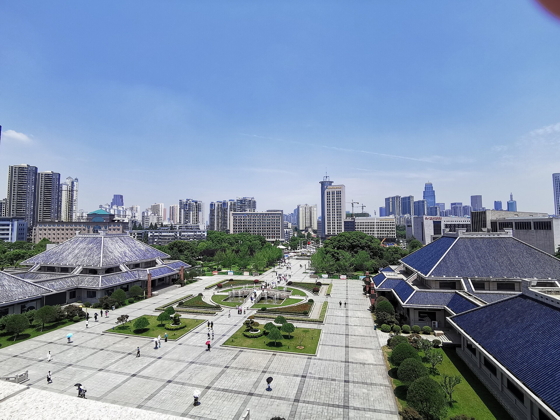 Hubei Provincial Museum courtyard